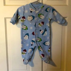 Snowman footies